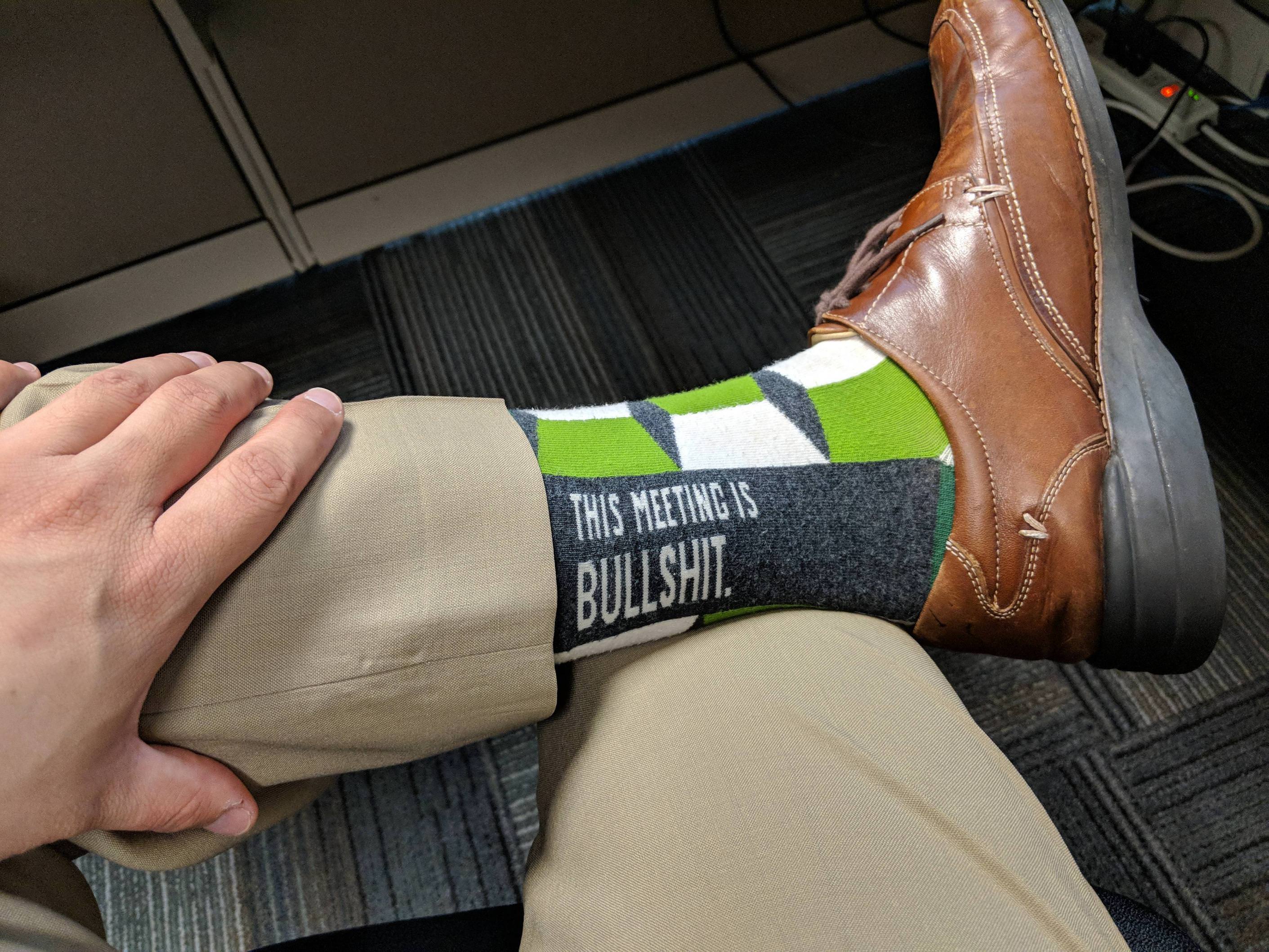 Ready for today's meeting.