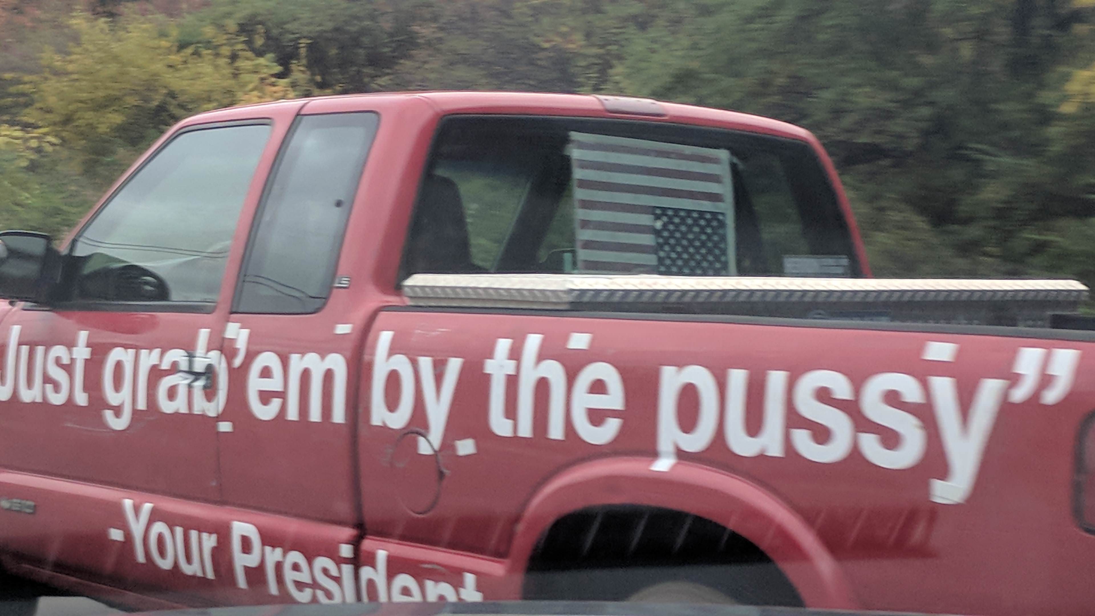 Driving to work this morning....NSFW