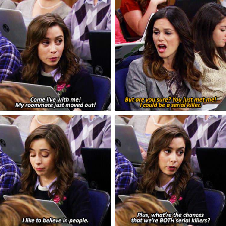 Finding the right roommate.